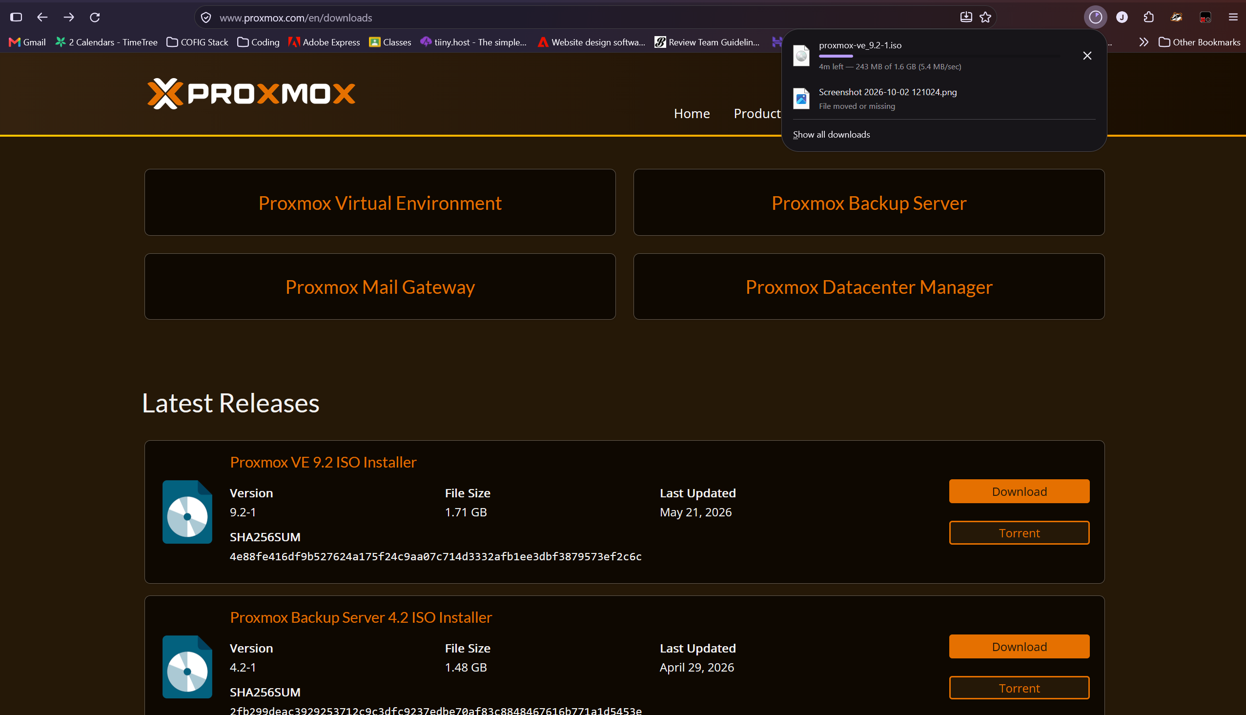 proxmox-download